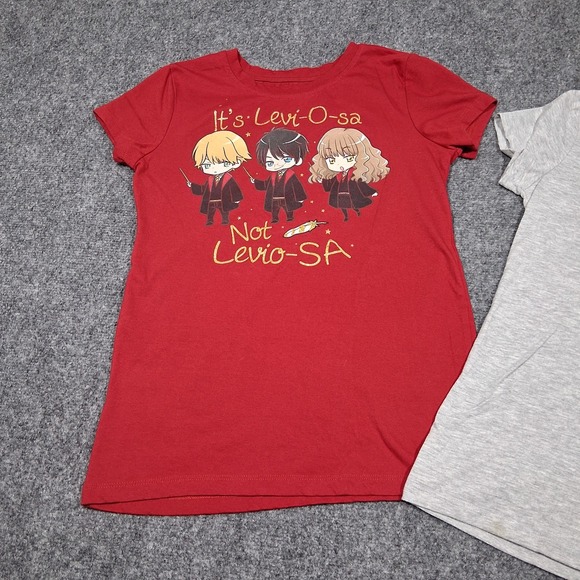 Two Harry Potter Girls Size‎ XL 14/16 Short Sleeve T Shirt 1.Red 2.Gray - Picture 7 of 14